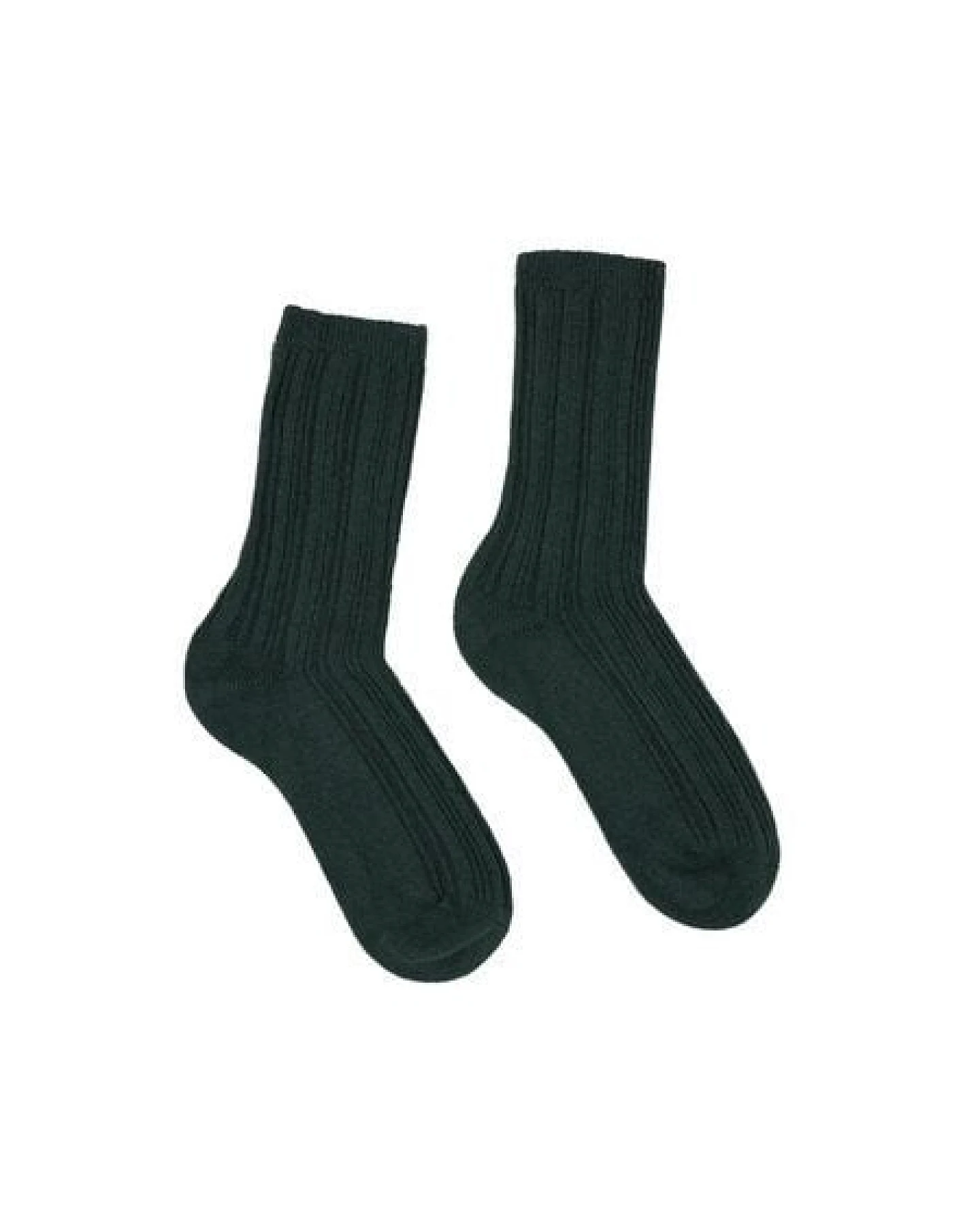 LANIUS Rippenstrick Socken aus Bio-Baumwolle und Bio-Schurwolle – Ansicht 3