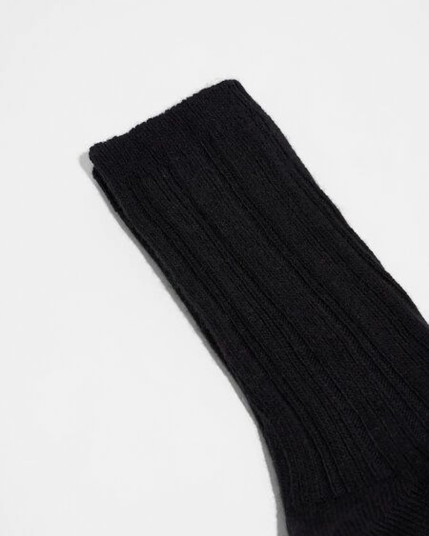 LANIUS Rippenstrick Socken aus Bio-Baumwolle und Bio-Schurwolle – Ansicht 2
