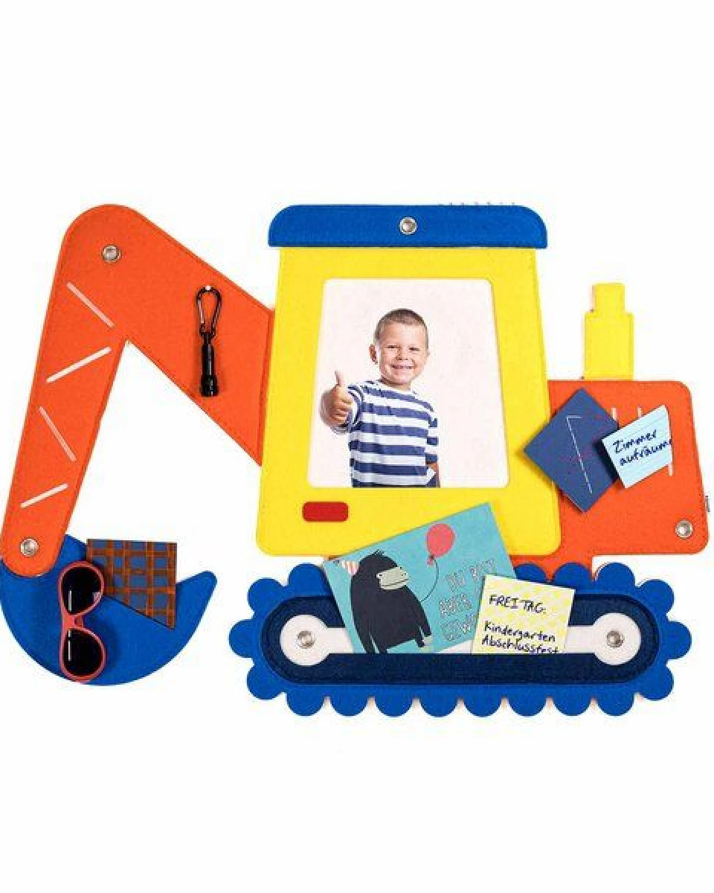 Bagger-Pinnwand zum Stecken & Pinnen für Kinderzimmer von RÅVARE – Ansicht 2