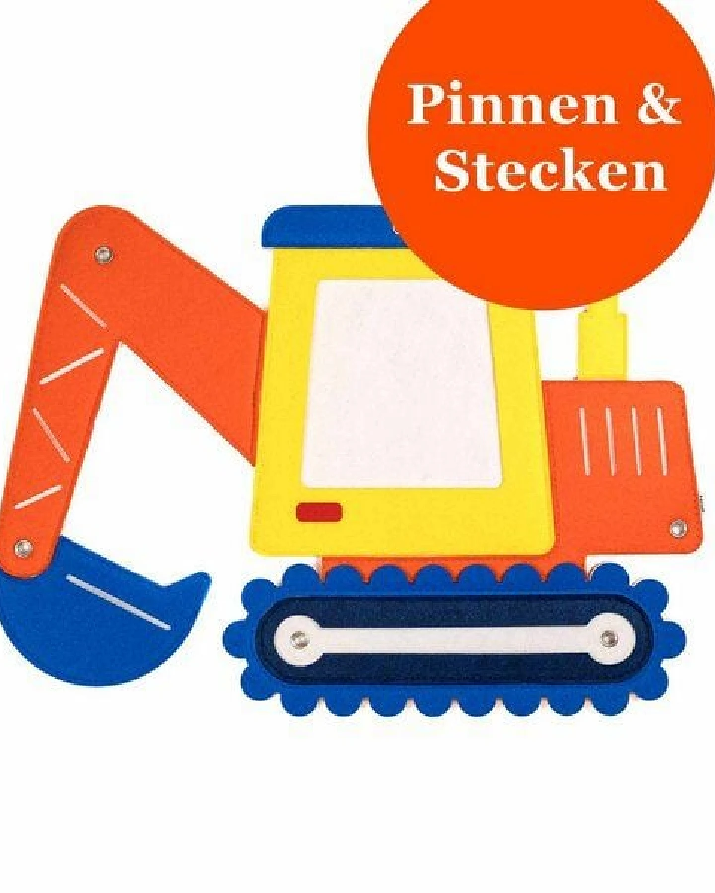 Bagger-Pinnwand zum Stecken & Pinnen für Kinderzimmer von RÅVARE – Ansicht 3