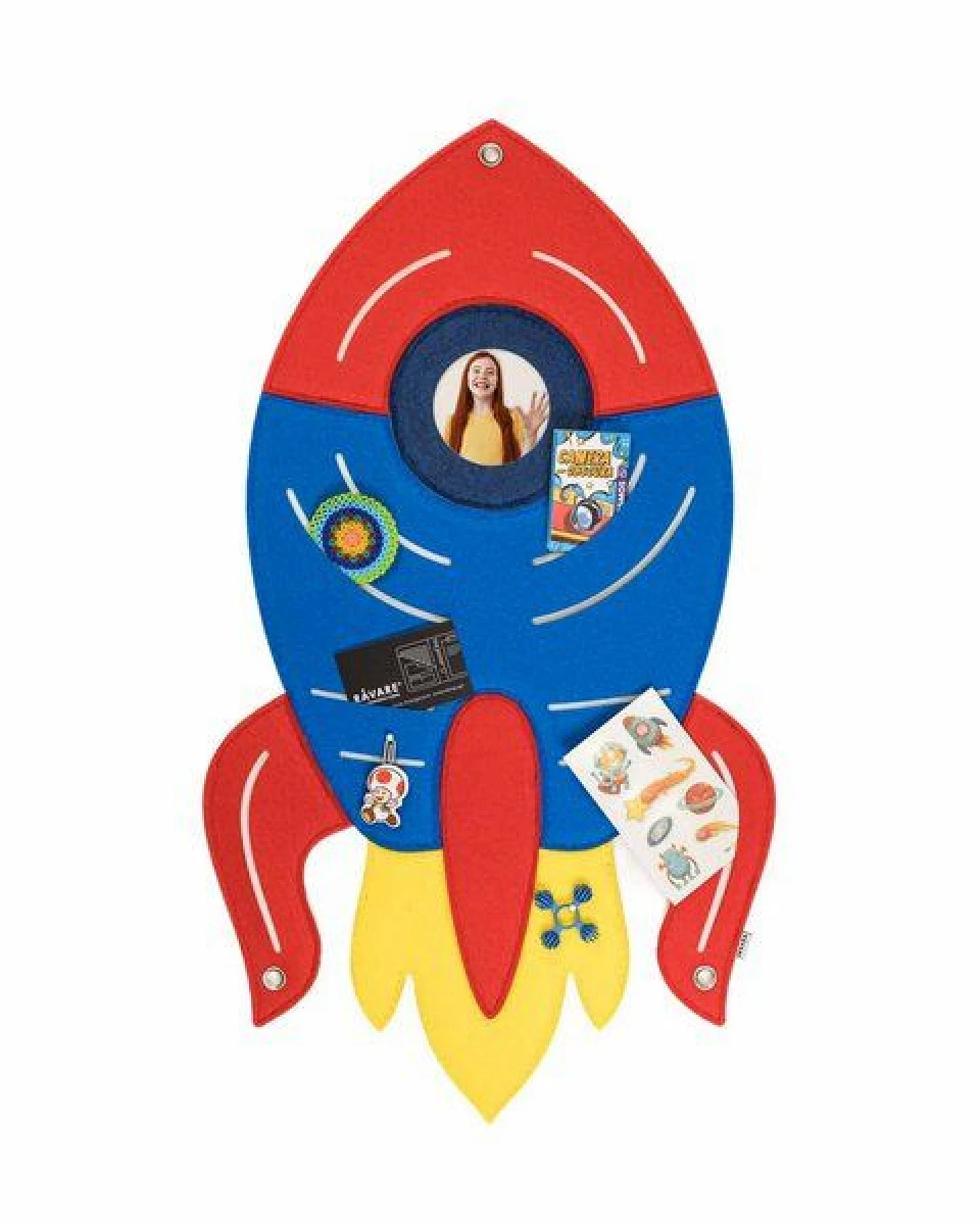Rakete-Pinnwand zum Stecken & Pinnen für Kinderzimmer von RÅVARE – Ansicht 3
