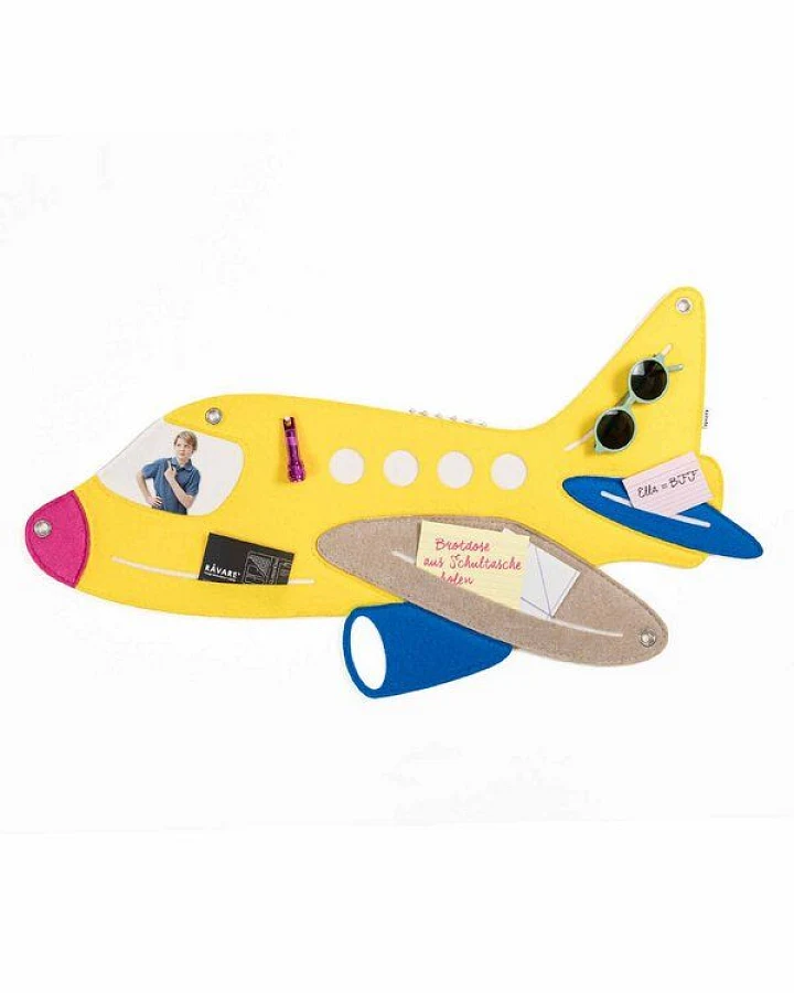 Flugzeug-Pinnwand zum Stecken & Pinnen für Kinderzimmer von RÅVARE