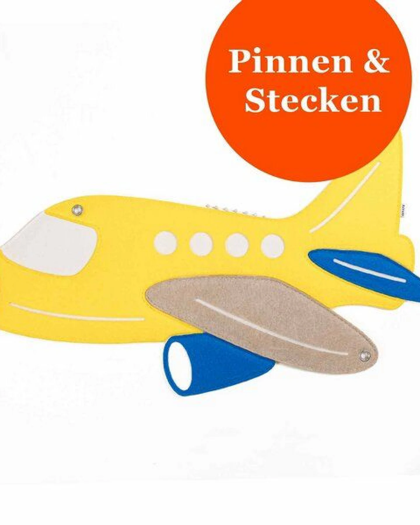 Flugzeug-Pinnwand zum Stecken & Pinnen für Kinderzimmer von RÅVARE – Ansicht 3