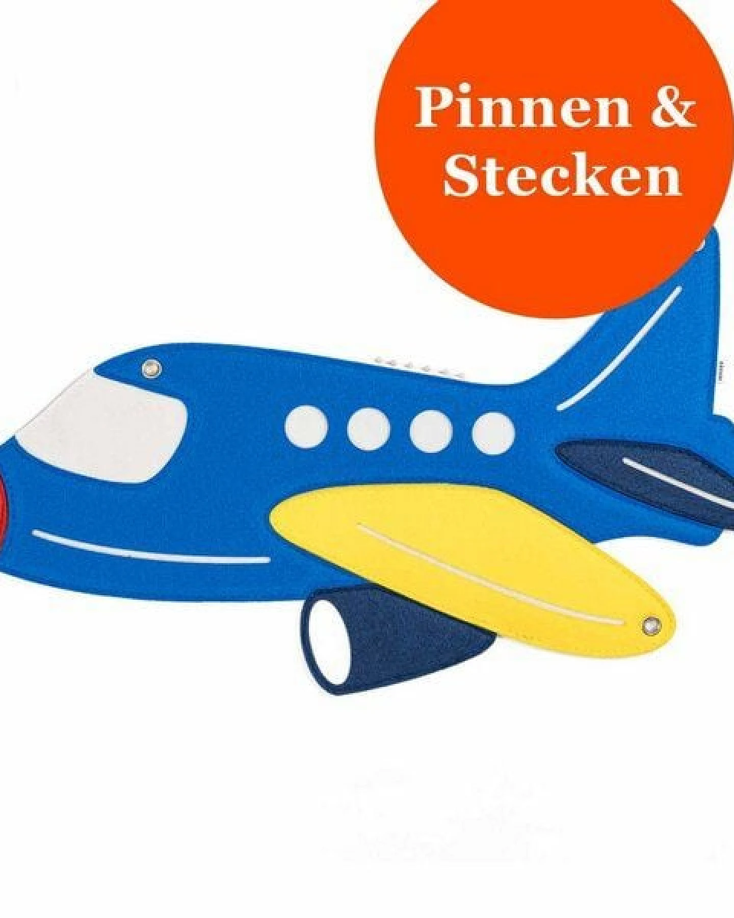 Flugzeug-Pinnwand zum Stecken & Pinnen für Kinderzimmer von RÅVARE – Ansicht 4