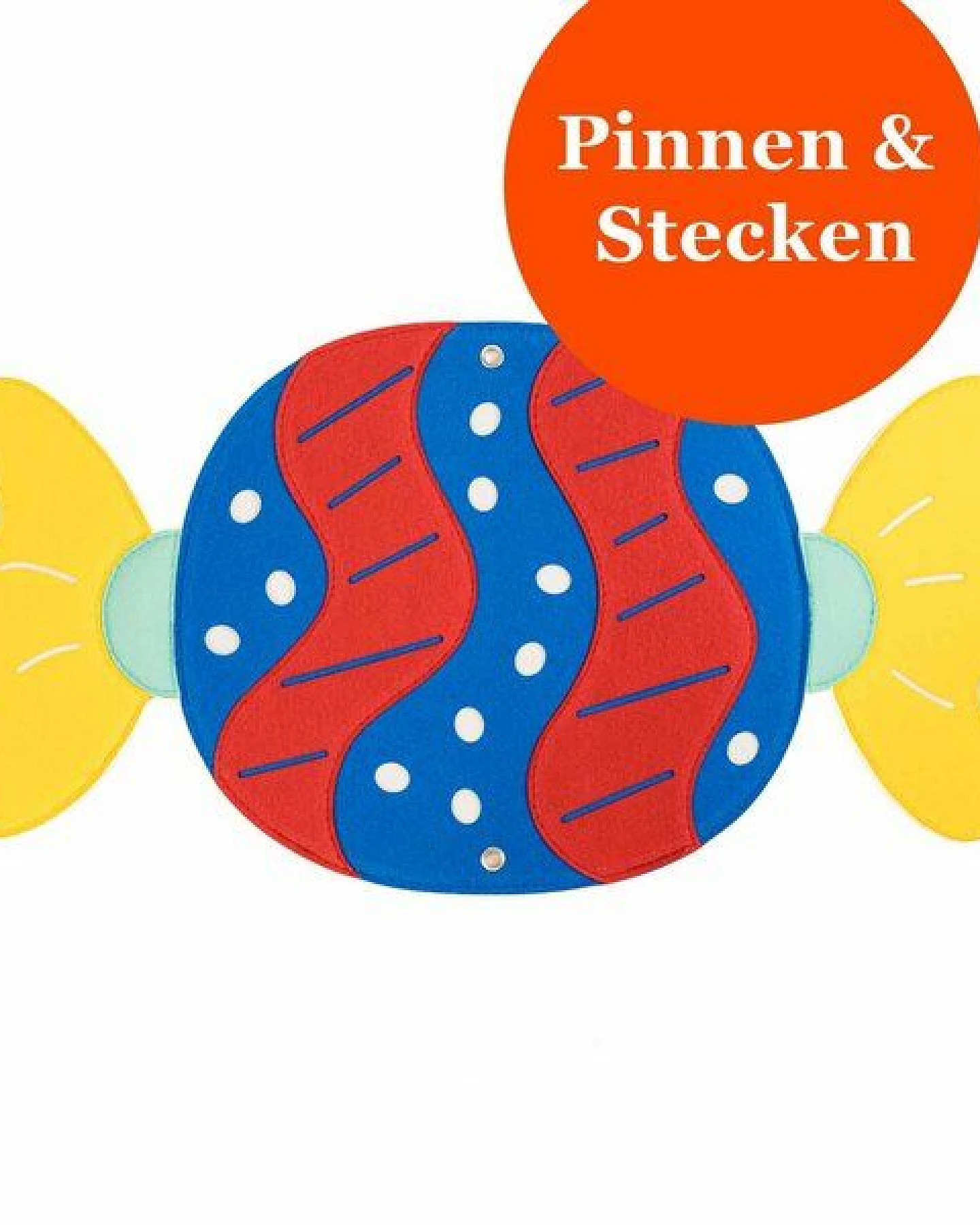 Bonbon-Pinnwand zum Stecken & Pinnen für Kinderzimmer von RÅVARE – Ansicht 3
