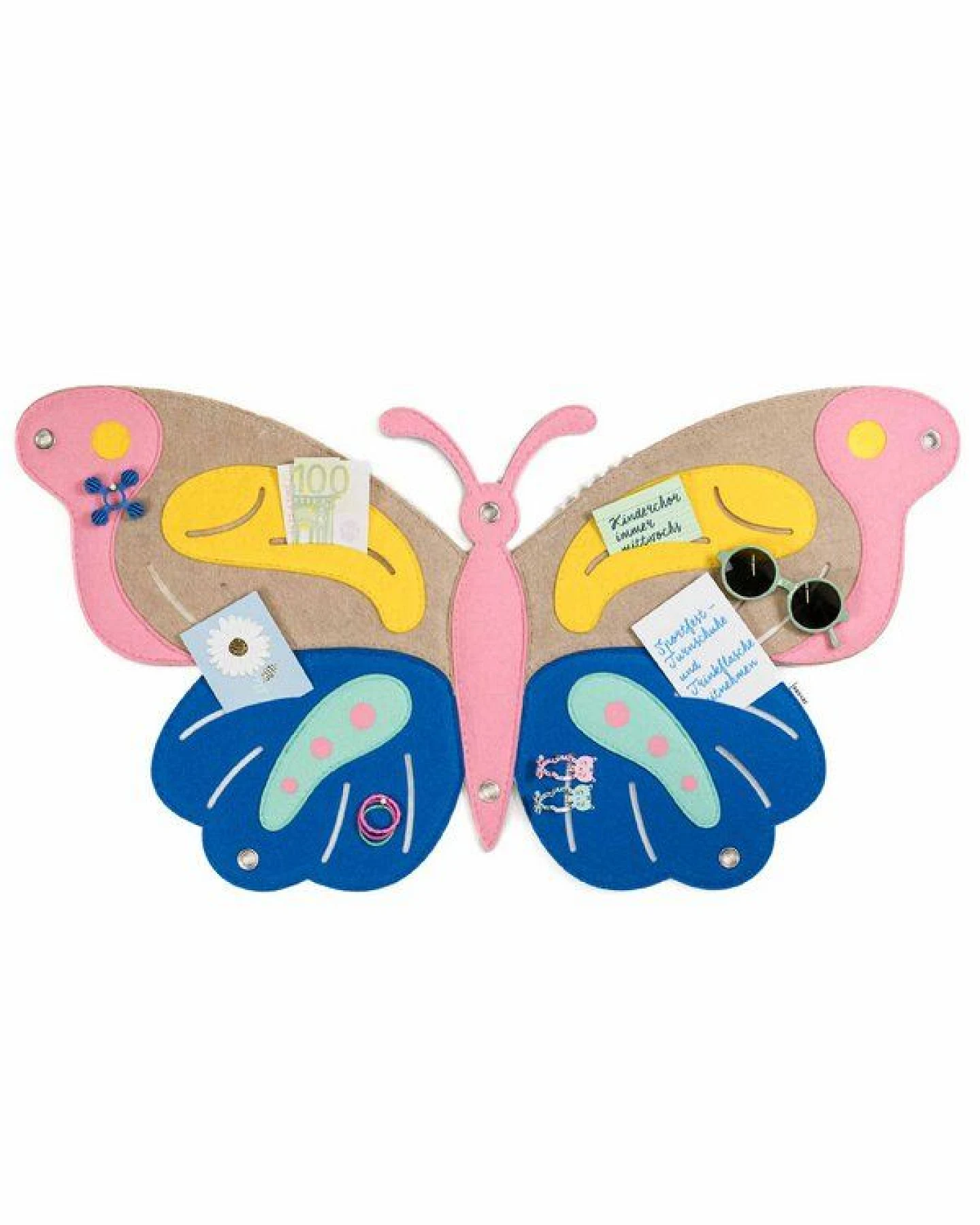 Schmetterling-Pinnwand zum Stecken & Pinnen für Kinderzimmer von RÅVARE – Ansicht 3