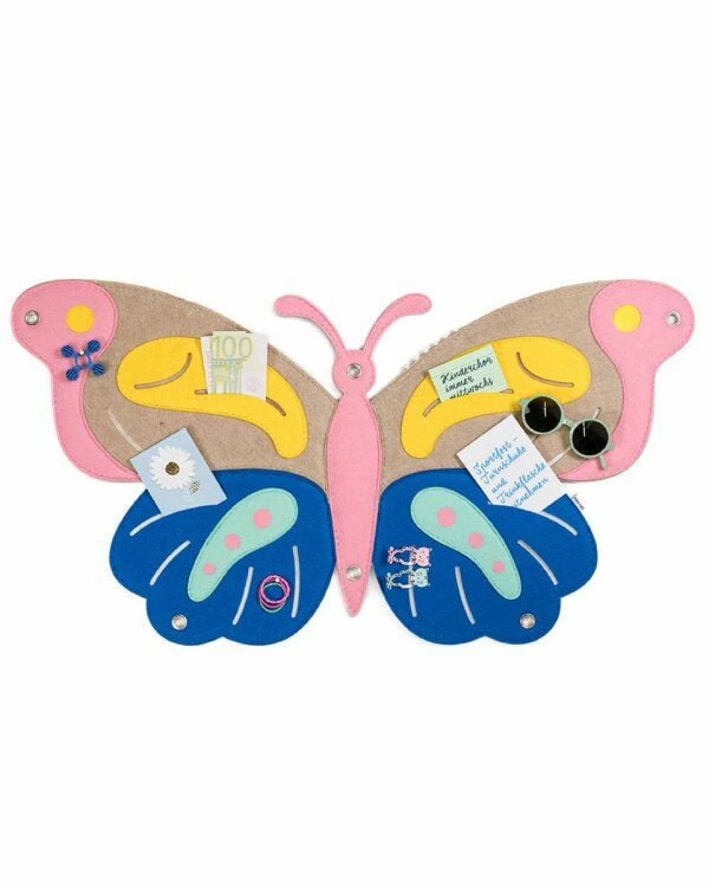Schmetterling-Pinnwand zum Stecken & Pinnen für Kinderzimmer von RÅVARE – Ansicht 4