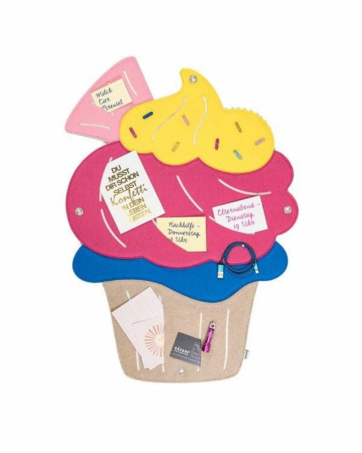 Cupcake-Pinnwand zum Stecken & Pinnen für Kinderzimmer von RÅVARE
