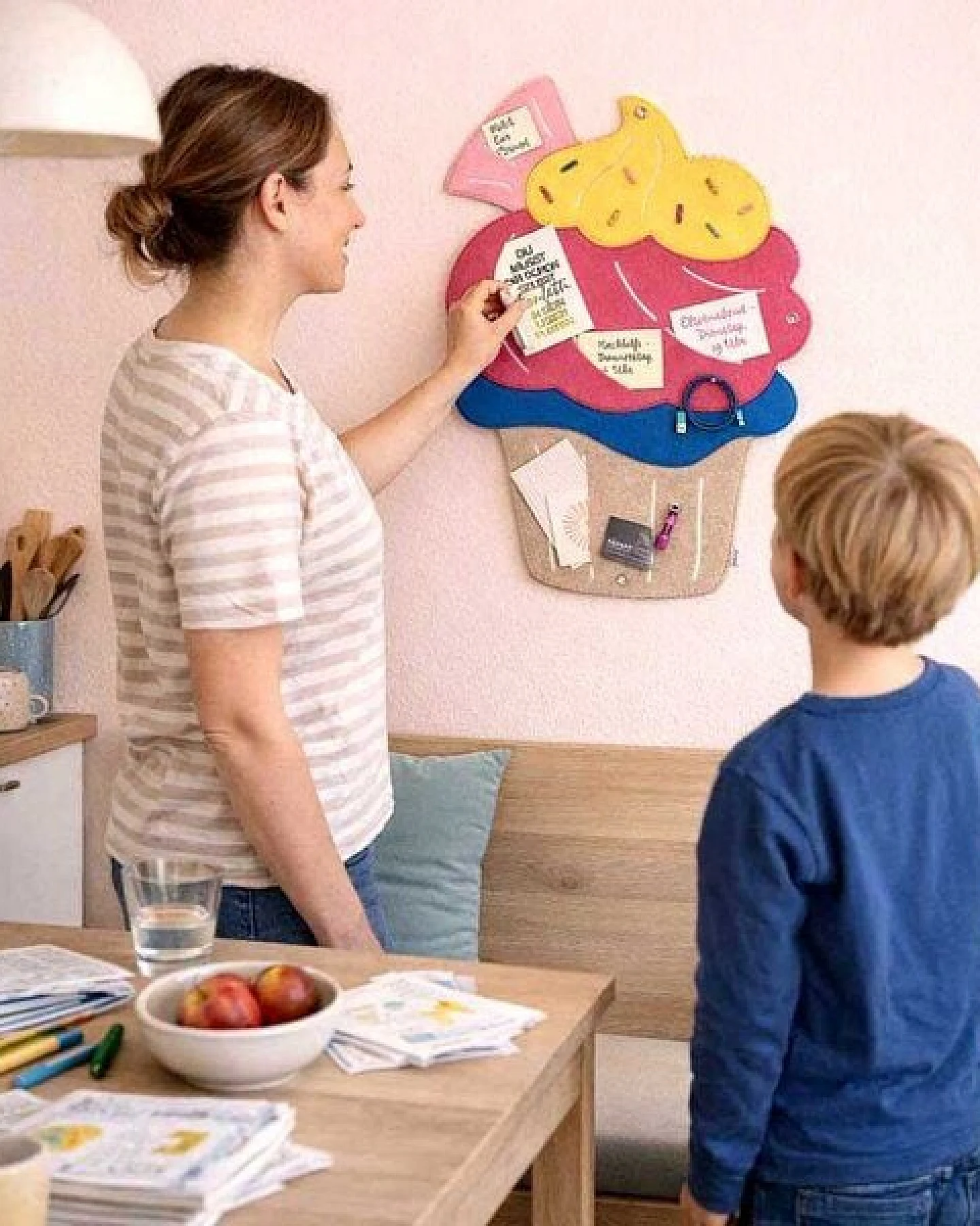 Cupcake-Pinnwand zum Stecken & Pinnen für Kinderzimmer von RÅVARE – Ansicht 2