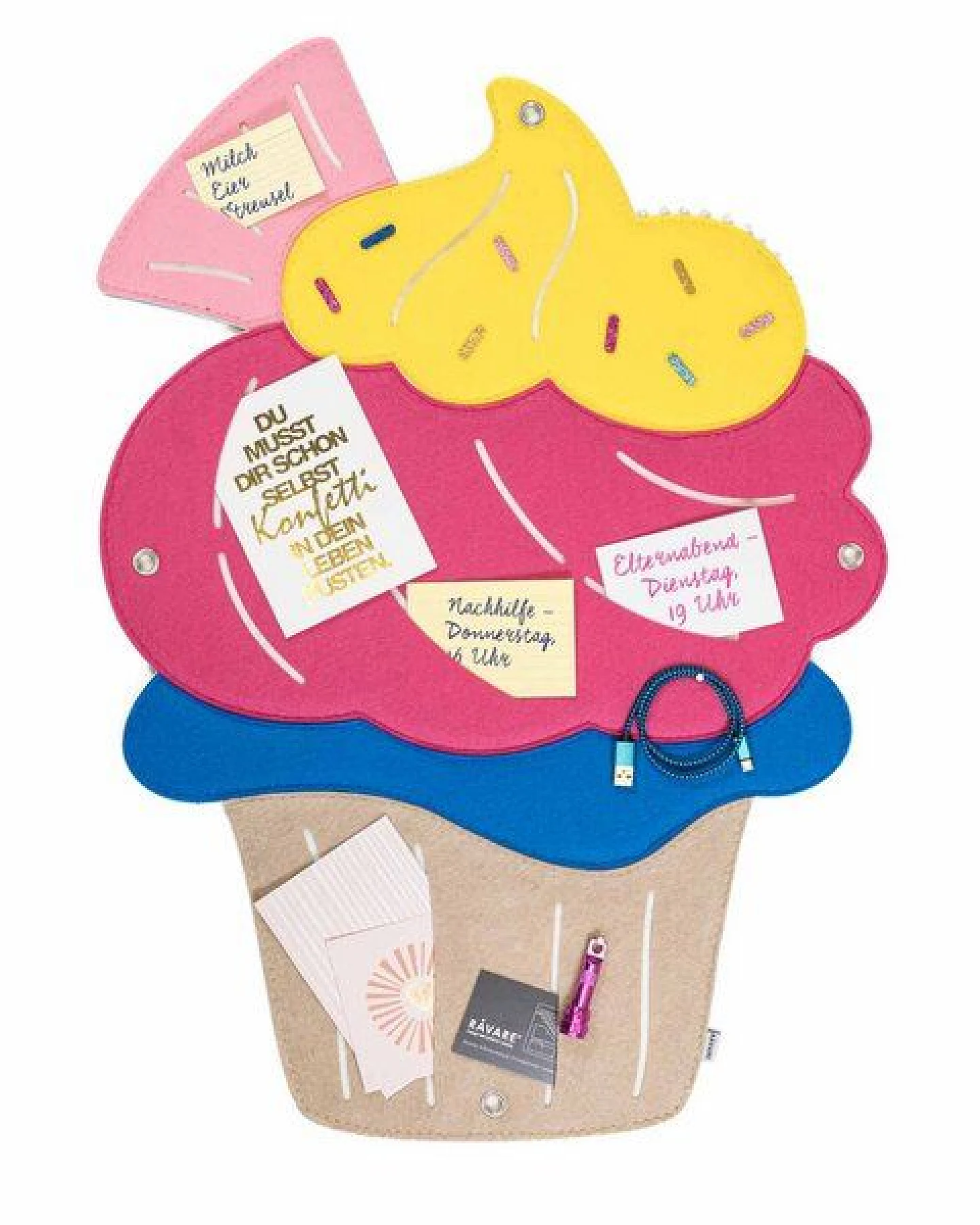 Cupcake-Pinnwand zum Stecken & Pinnen für Kinderzimmer von RÅVARE – Ansicht 4