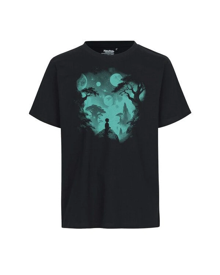 HANDGEDRUCKT "Inner Child" Unisex T-Shirt aus reiner Baumwolle (kbA)