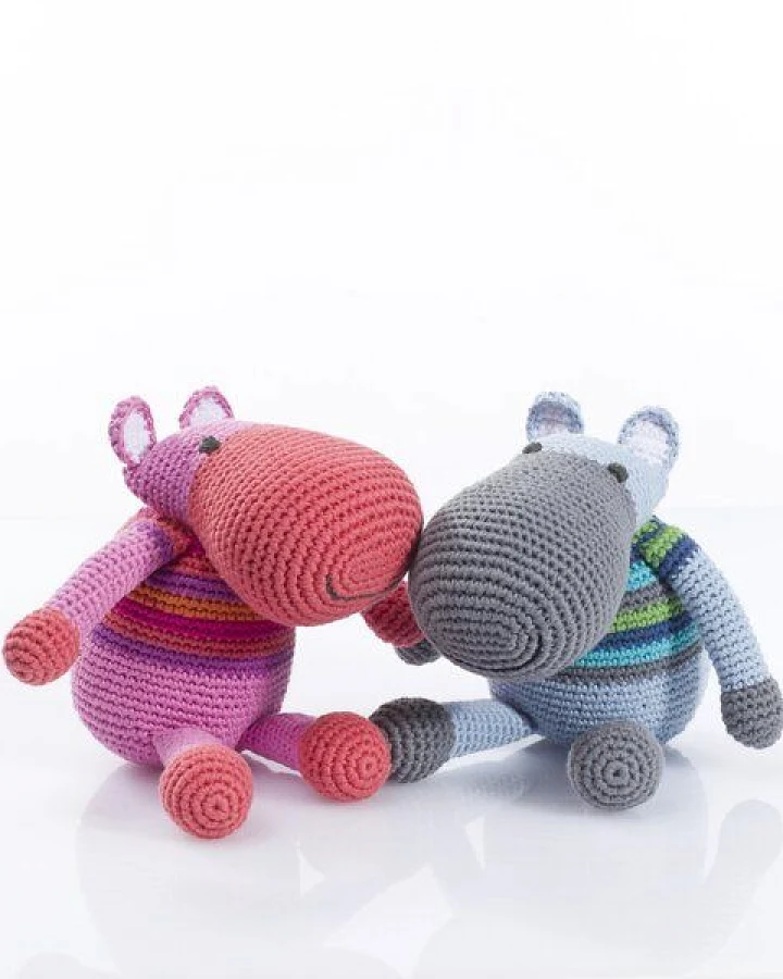 Pebble Hippo Rassel