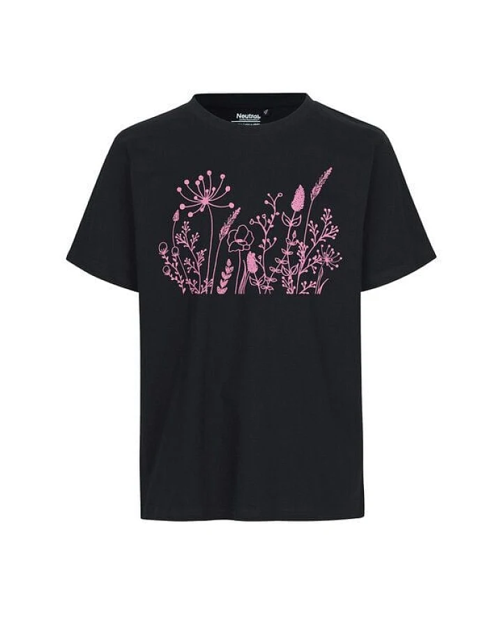 HANDGEDRUCKT "Wilde Wiese" Unisex T-Shirt von Neutral