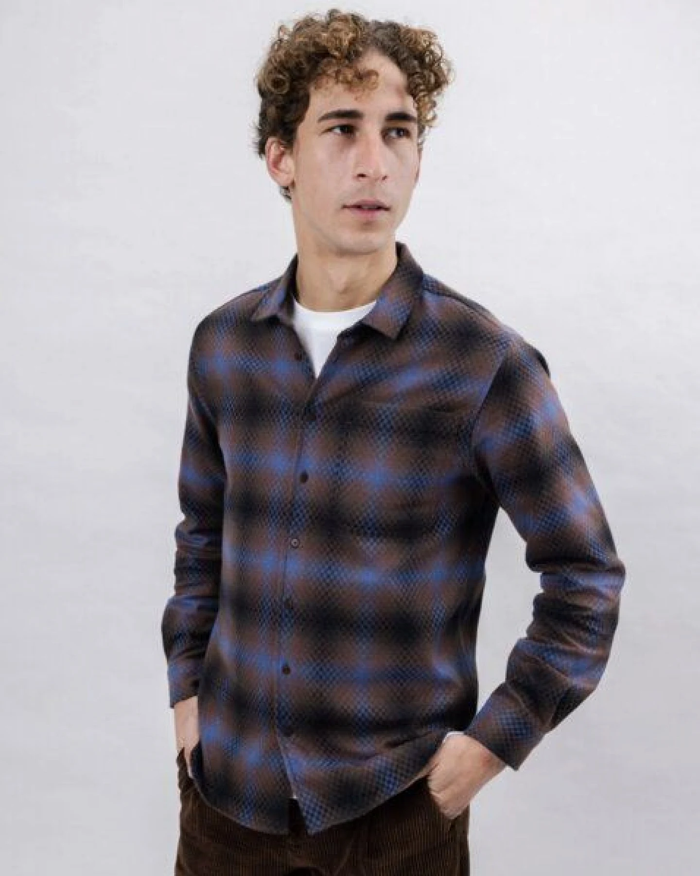 Brava Fabrics Pixel Check Overshirt – Ansicht 2