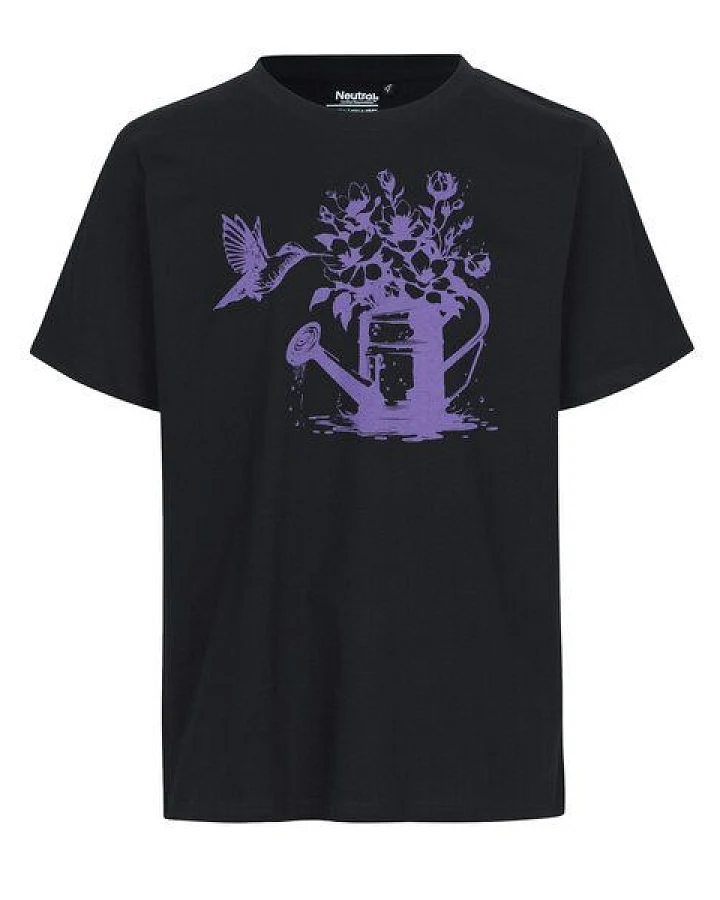 HANDGEDRUCKT "Gartenfreude" Unisex T-Shirt