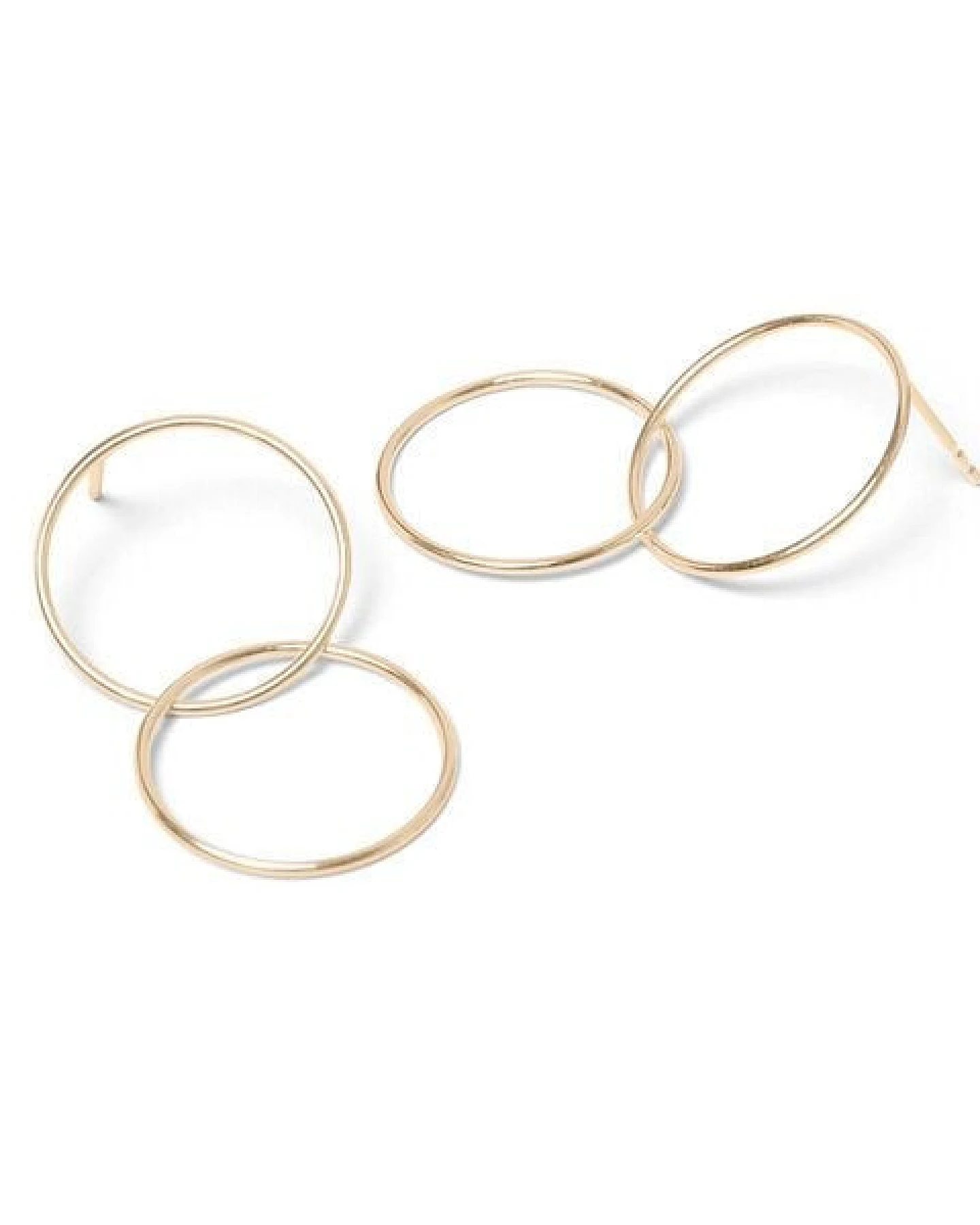 Jonathan Radetz Jewellery Stecker SPIRAL TWO, Gold 585, 14 Karat, Durchmesser 10 - 30 mm, Handmade in Germany – Ansicht 3