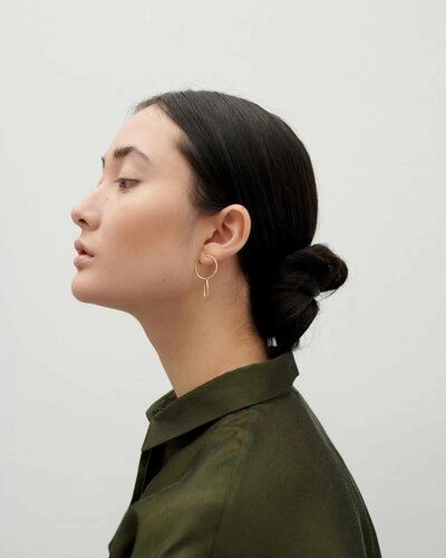 Jonathan Radetz Jewellery Stecker SPIRAL TWO, Gold 585, 14 Karat, Durchmesser 10 - 30 mm, Handmade in Germany – Ansicht 4
