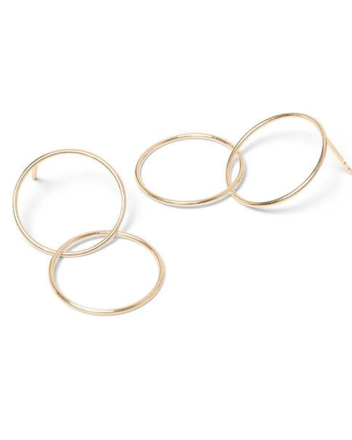 Jonathan Radetz Jewellery Stecker SPIRAL TWO, Gold 585, 14 Karat, Durchmesser 10 - 30 mm, Handmade in Germany – Ansicht 3
