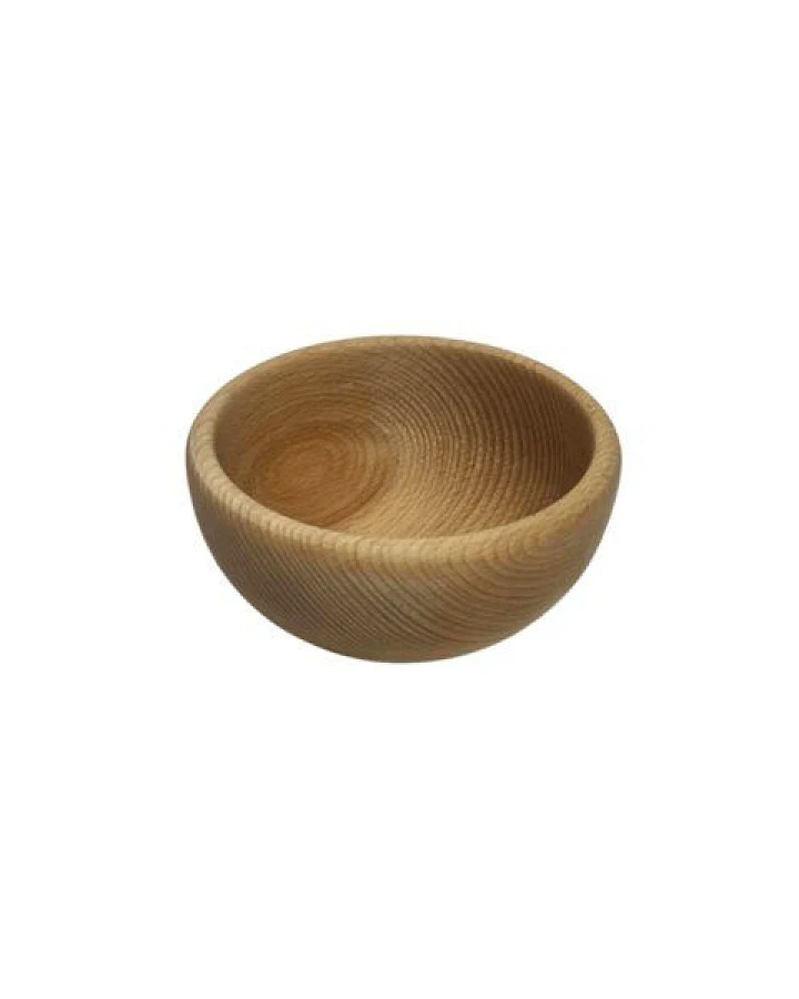 NATUREHOME Holzschale Buche - Handgefertigte Schale aus Buchenholz, Lebensmittelecht, Obstschale & Deko, Groessen 12 cm bis 25 cm