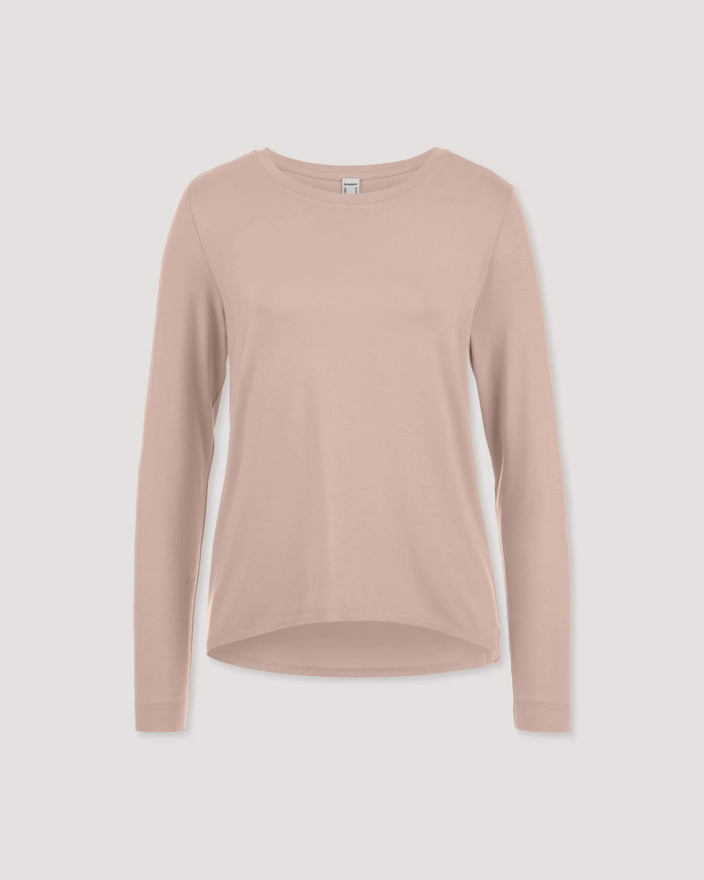 hessnatur Damen Schlaf Longsleeve PURE FLOW aus TENCEL™ Modal - rosa - Größe 40 – Ansicht 3