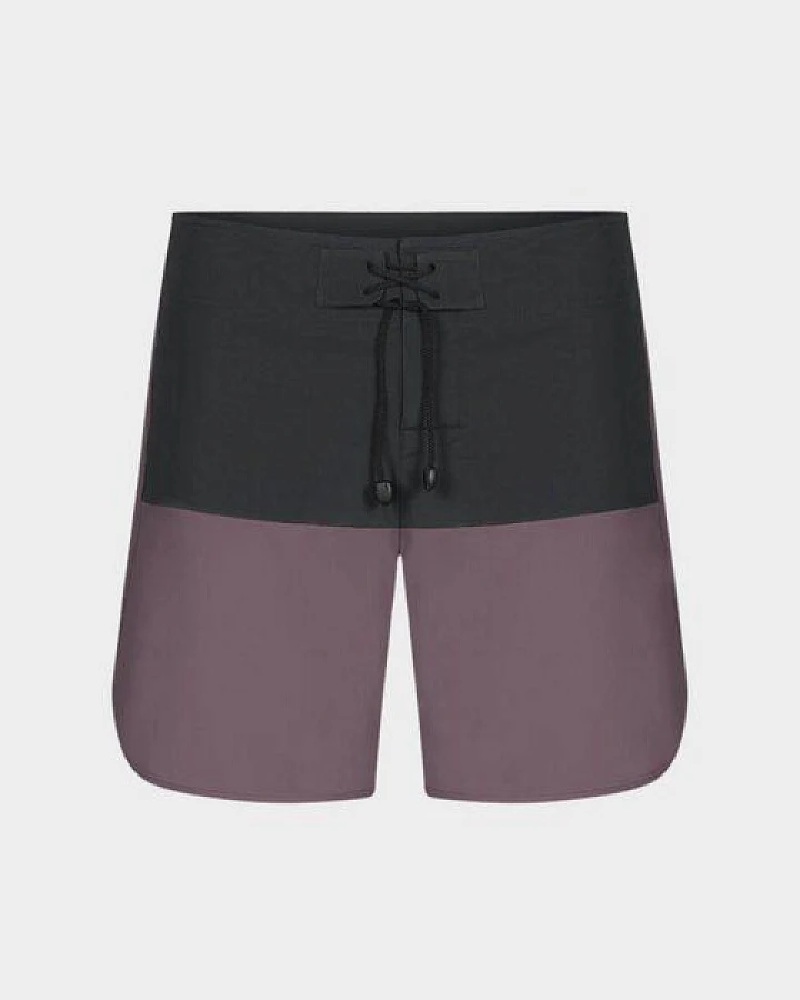 picea (by bleed) ECONY Max-Flex Boardshorts in Lila/Schwarz