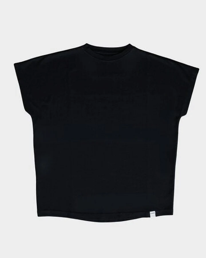 picea (by bleed) Sleeveless Quality Basic T-Shirt Damen Schwarz