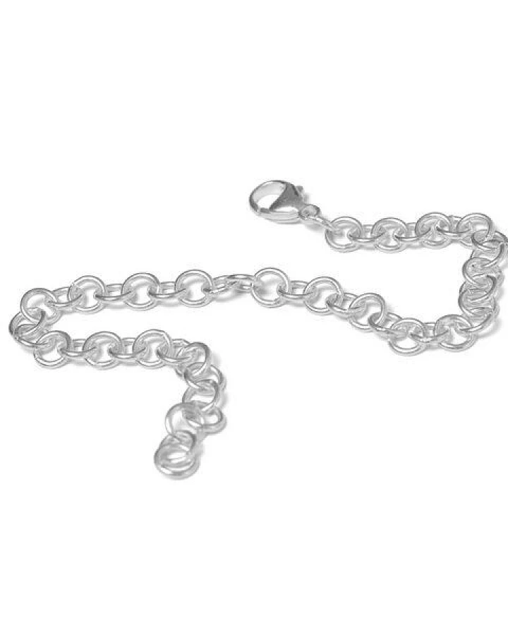 Jonathan Radetz Jewellery Armband LOOP, Silber 925, Sterlingsilber, Länge 18 - 20 cm, Handmade in Germany