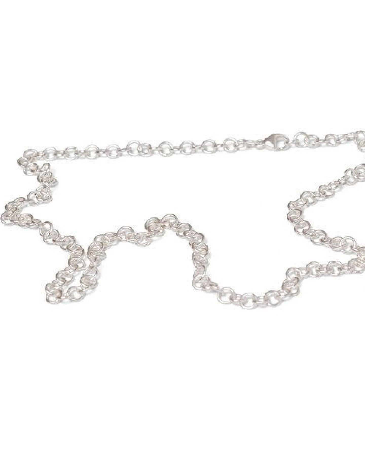 Jonathan Radetz Jewellery Kette LOOP, Silber 925, Sterlingsilber, Länge 55 cm, Handmade in Germany – Ansicht 3