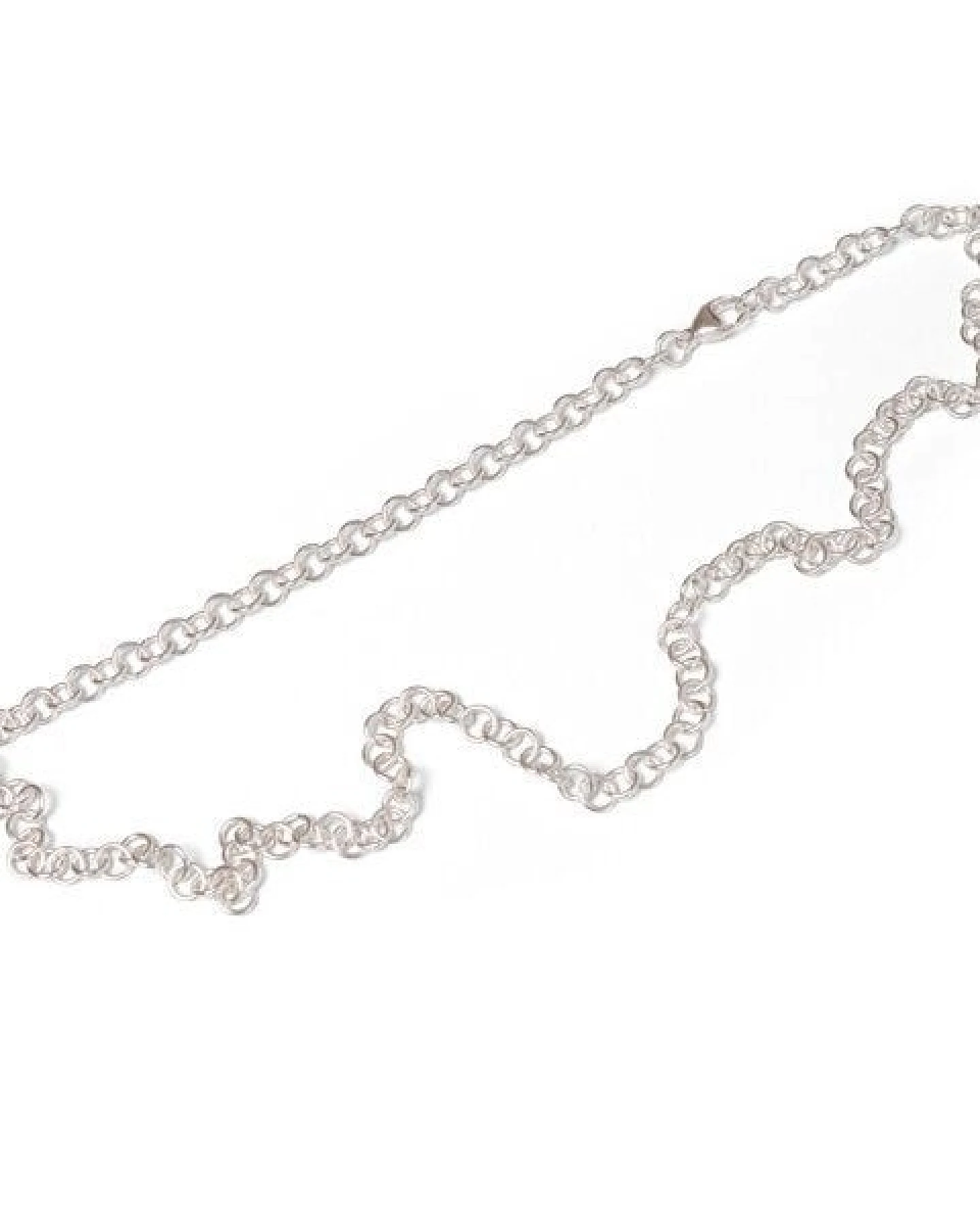 Jonathan Radetz Jewellery Kette LOOP, Silber 925, Sterlingsilber, Länge 55 cm, Handmade in Germany – Ansicht 4