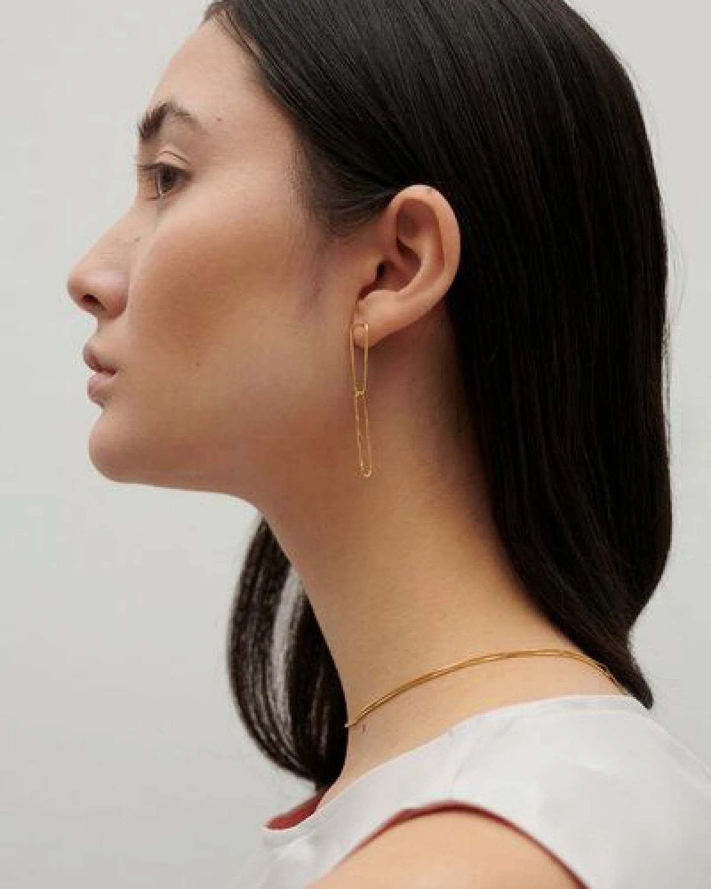 Jonathan Radetz Jewellery Kette FINEFINE, Gold 585, 14 Karat, Länge 43 cm, Handmade in Germany – Ansicht 3