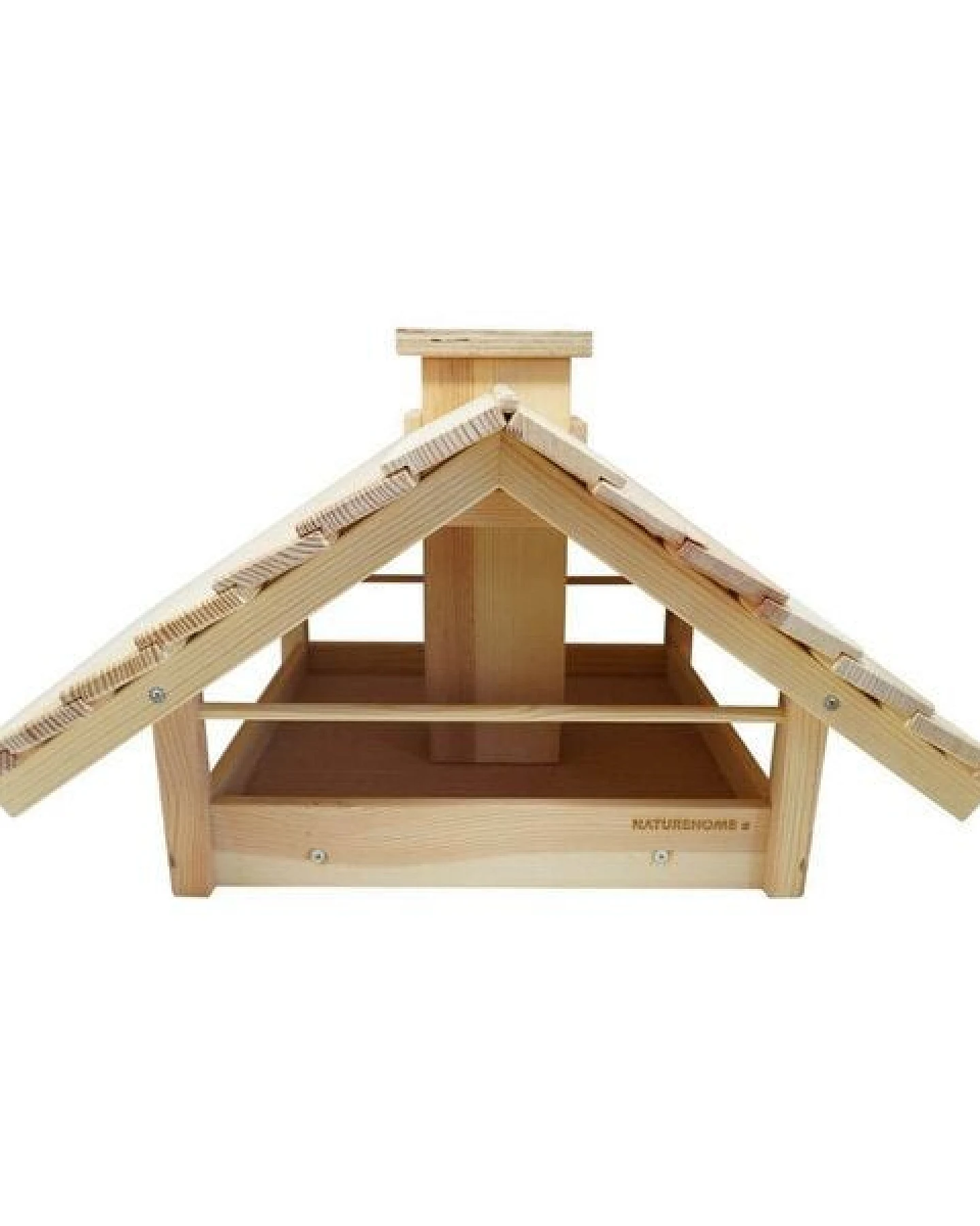 NATUREHOME Vogelhaus mit Satteldach und Futterschacht – Ansicht 4