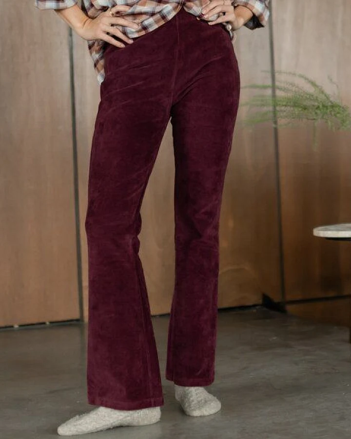 NORDLICHT Jersey Cord Hose Lilja