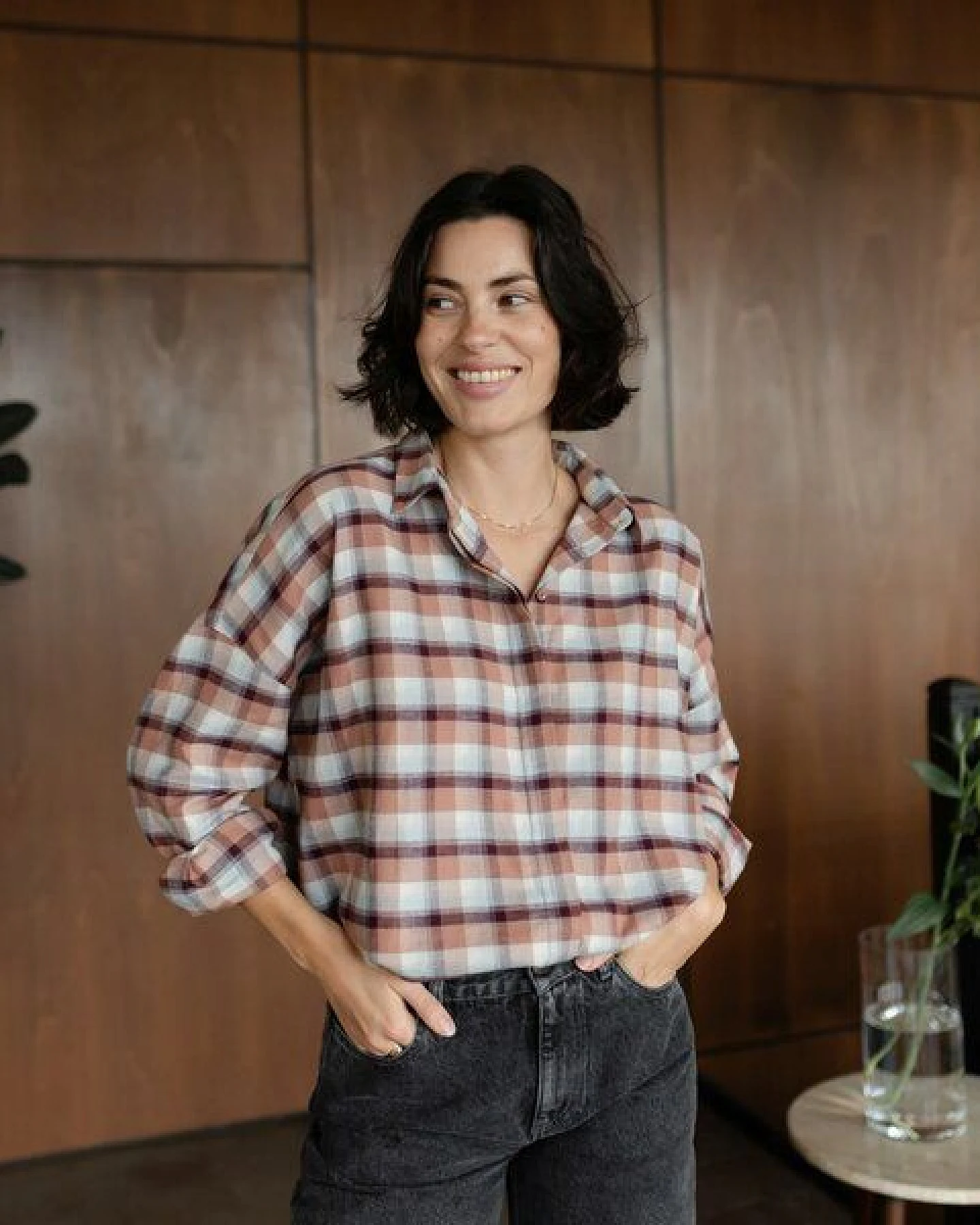 NORDLICHT Flanell Bluse Femke aus 100% Bio-Baumwolle – Ansicht 2