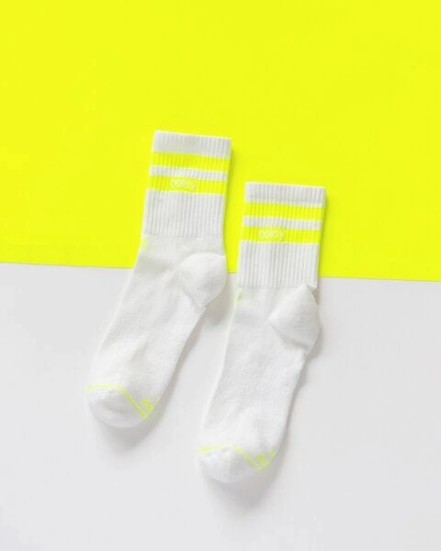 Socken "Ooley Streetmood Neon" aus Biobaumwolle made in Italy – Ansicht 3