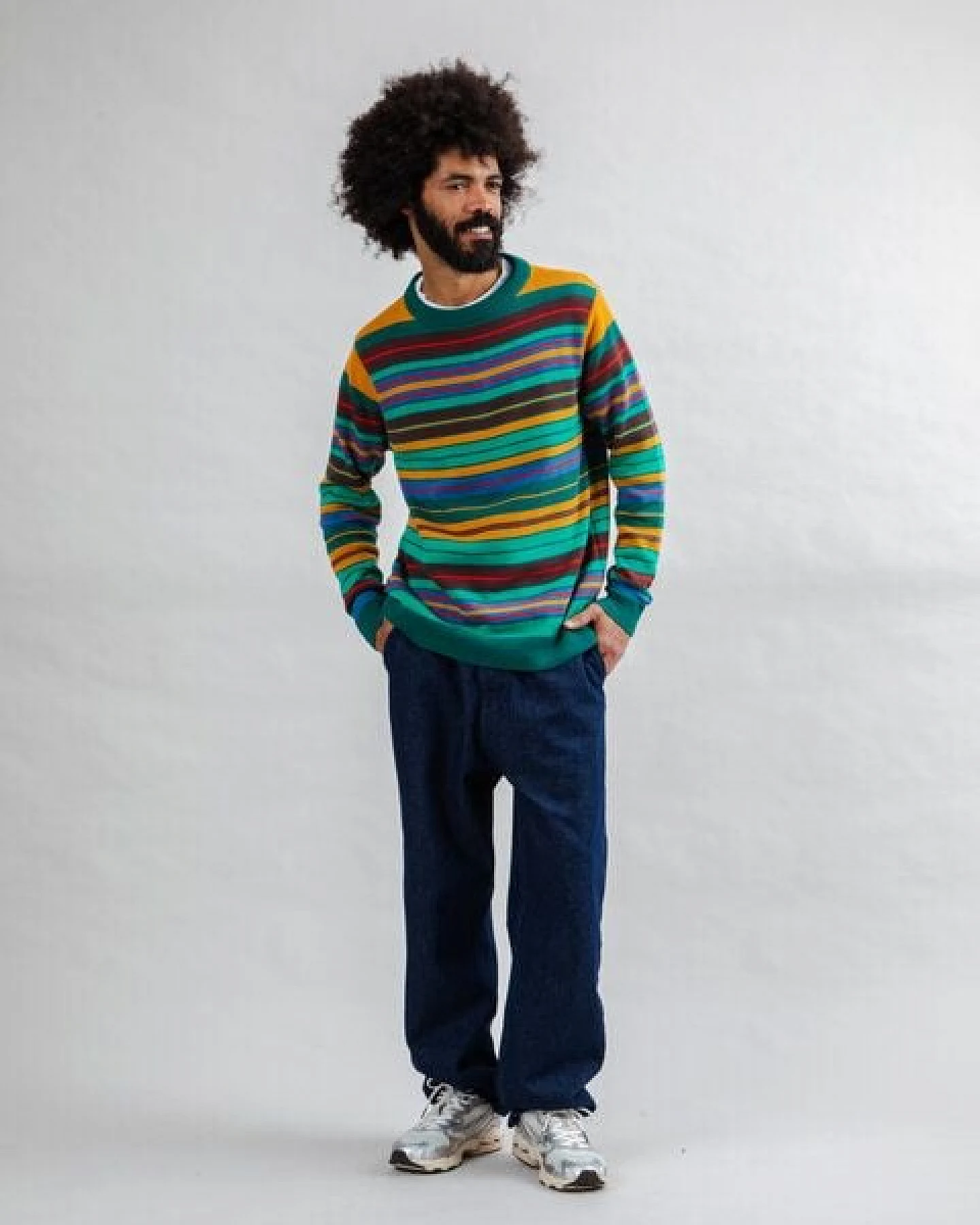Brava Fabrics Strickpullover Multistriped – Ansicht 3