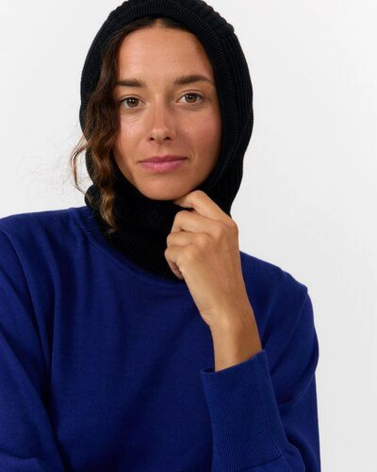 Suite13lab Strick-Balaklava REGINA Black – Ansicht 2