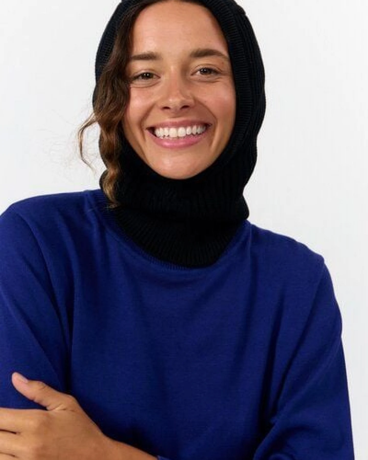 Suite13lab Strick-Balaklava REGINA Black – Ansicht 3
