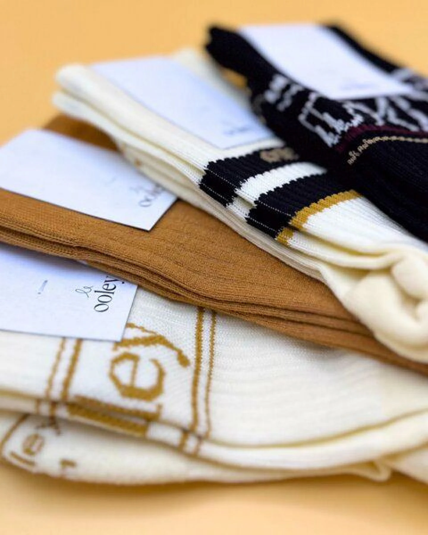 Socken "Ooley Tennissocken" aus Biobaumwolle made in Italy – Ansicht 2