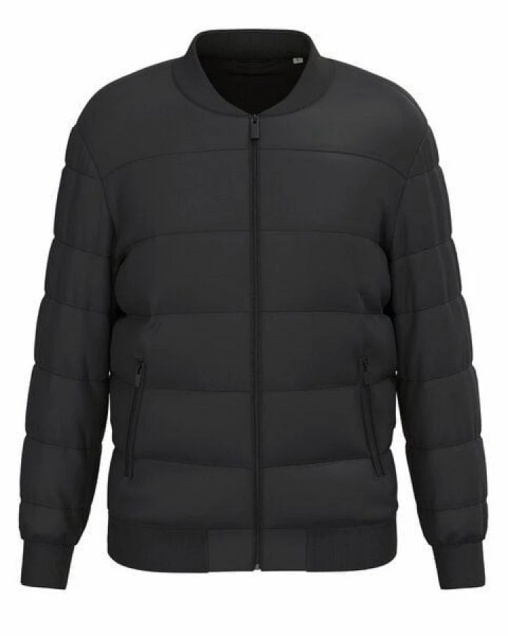Greenspired Nachhaltige Unisex-Steppjacke mit Teddykragen 380g/m²