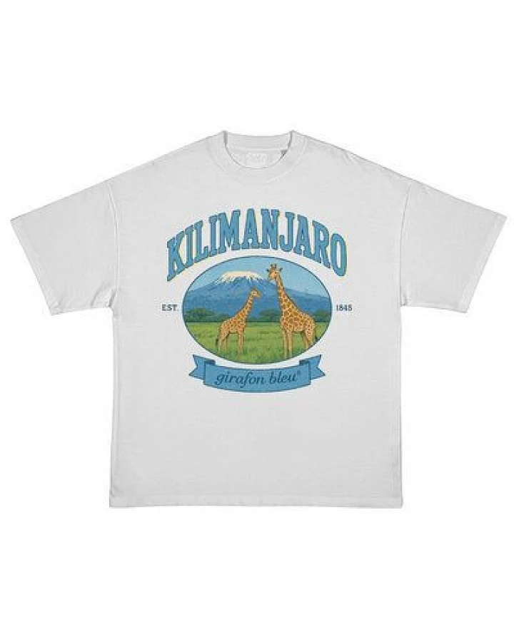 girafon bleu Vintage Oversize T-Shirt aus Bio-Baumwolle