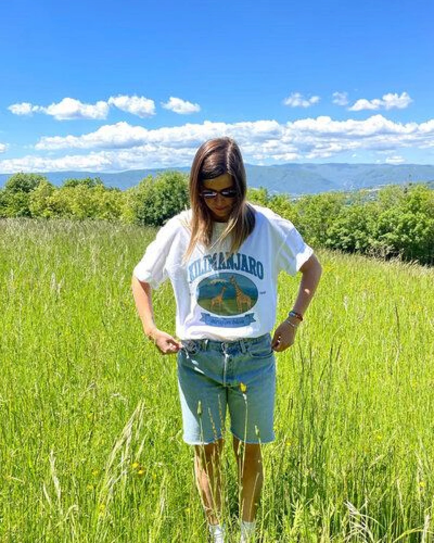 girafon bleu Vintage Oversize T-Shirt aus Bio-Baumwolle – Ansicht 3