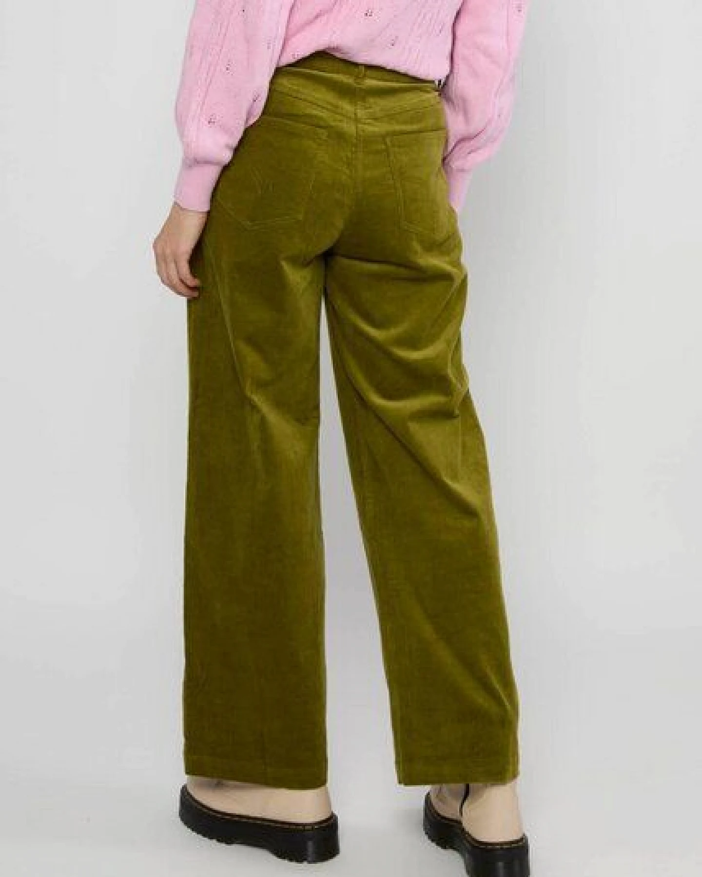 Blutsgeschwister High Waist Marlotte Hose - aus Bio-Baumwolle – Ansicht 3