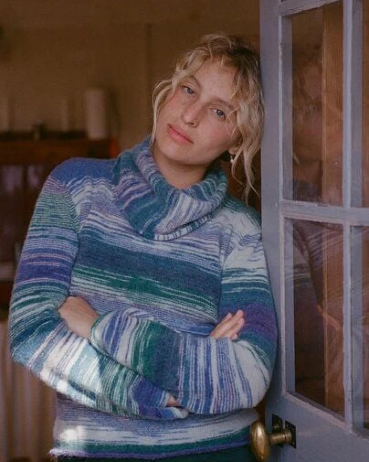 Nénés Coralies Pullover – gestreifter Print