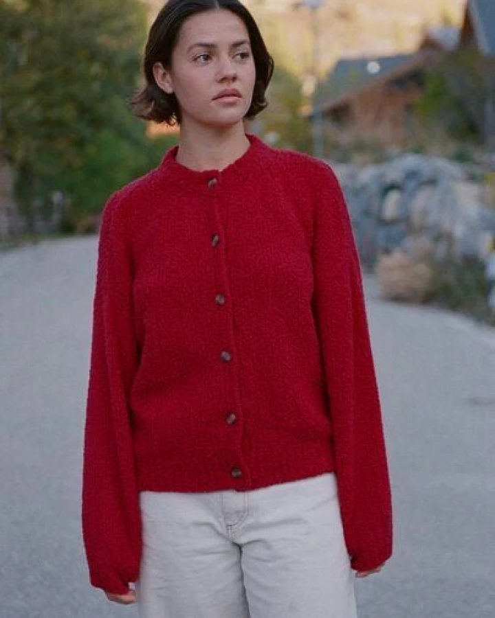 Nénés Suzanes Cardigan – Rot