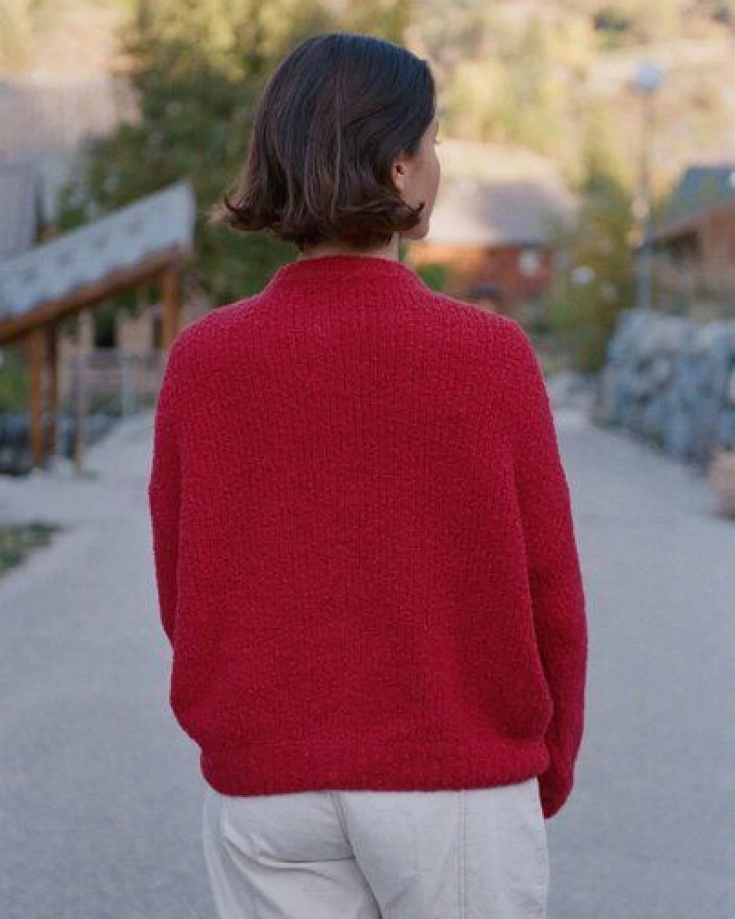 Nénés Suzanes Cardigan – Rot – Ansicht 3