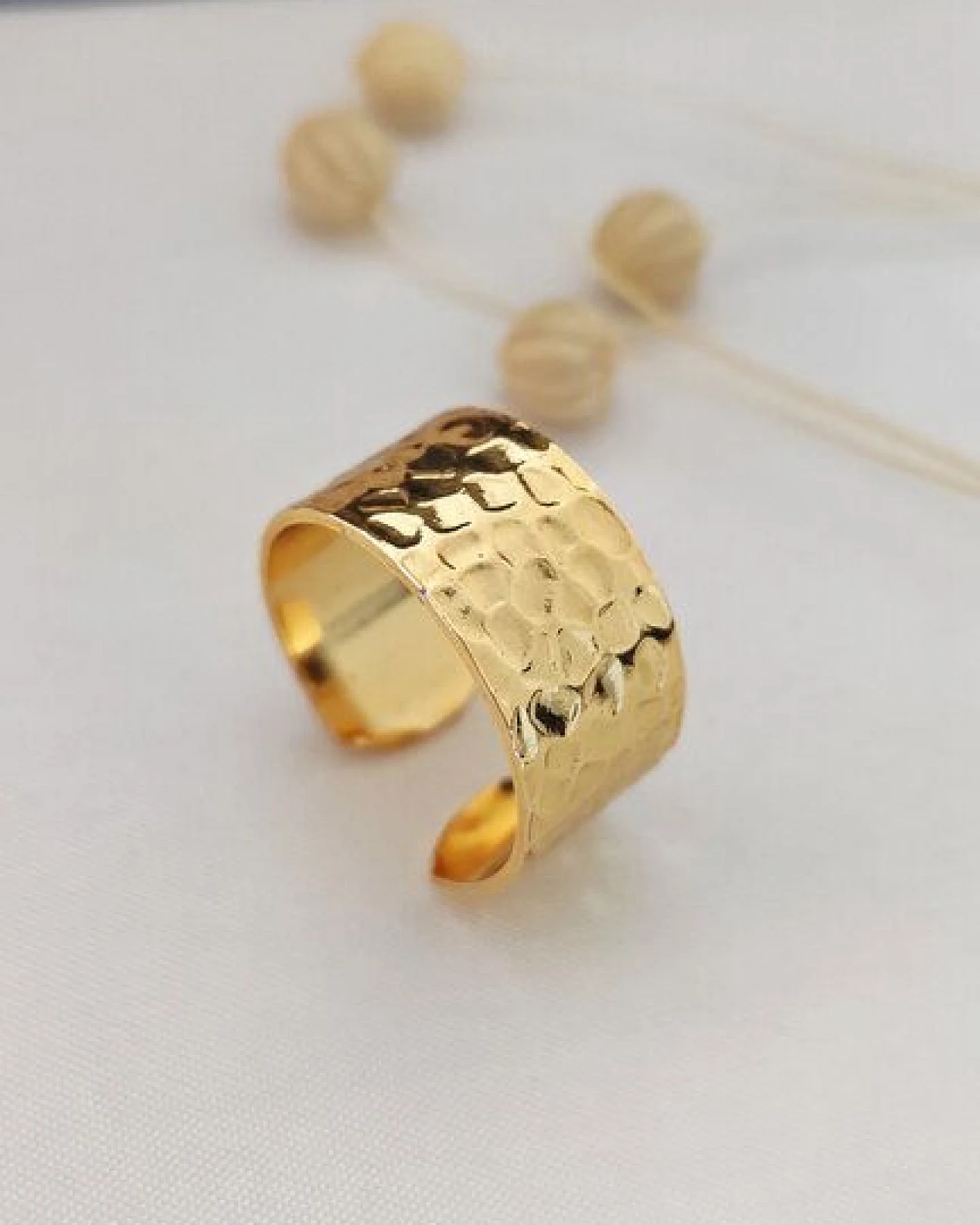 noca Goldplattierter "Melting Ring" aus Messing/Gold Plated Melting Ring on Brass – Ansicht 2