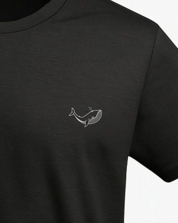 vis wear Wal der Ozeane - Strand Surf - Organic Shirt