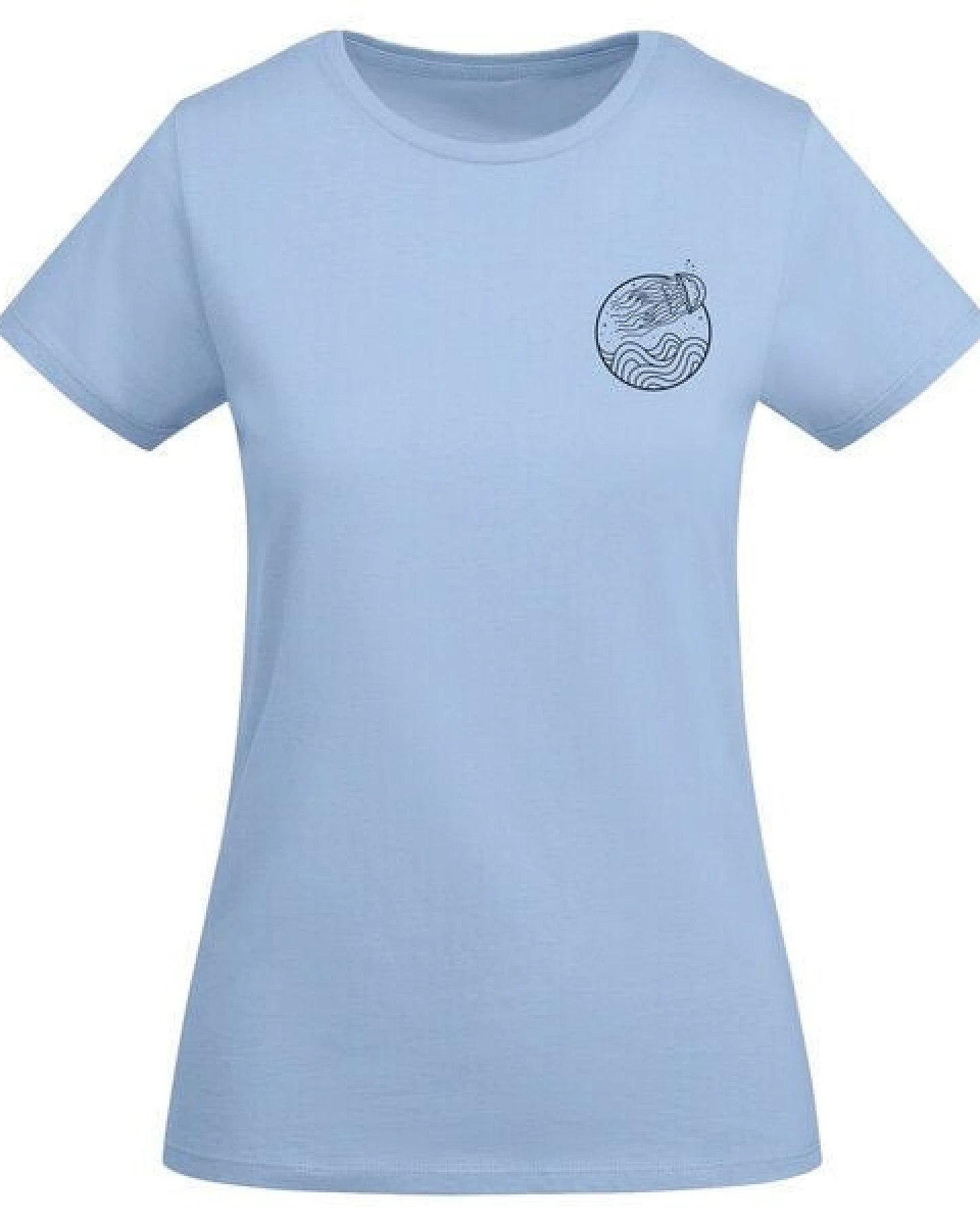 vis wear Qualle zwischen Ozean und Wellen - Damen Organic Shirt – Ansicht 3