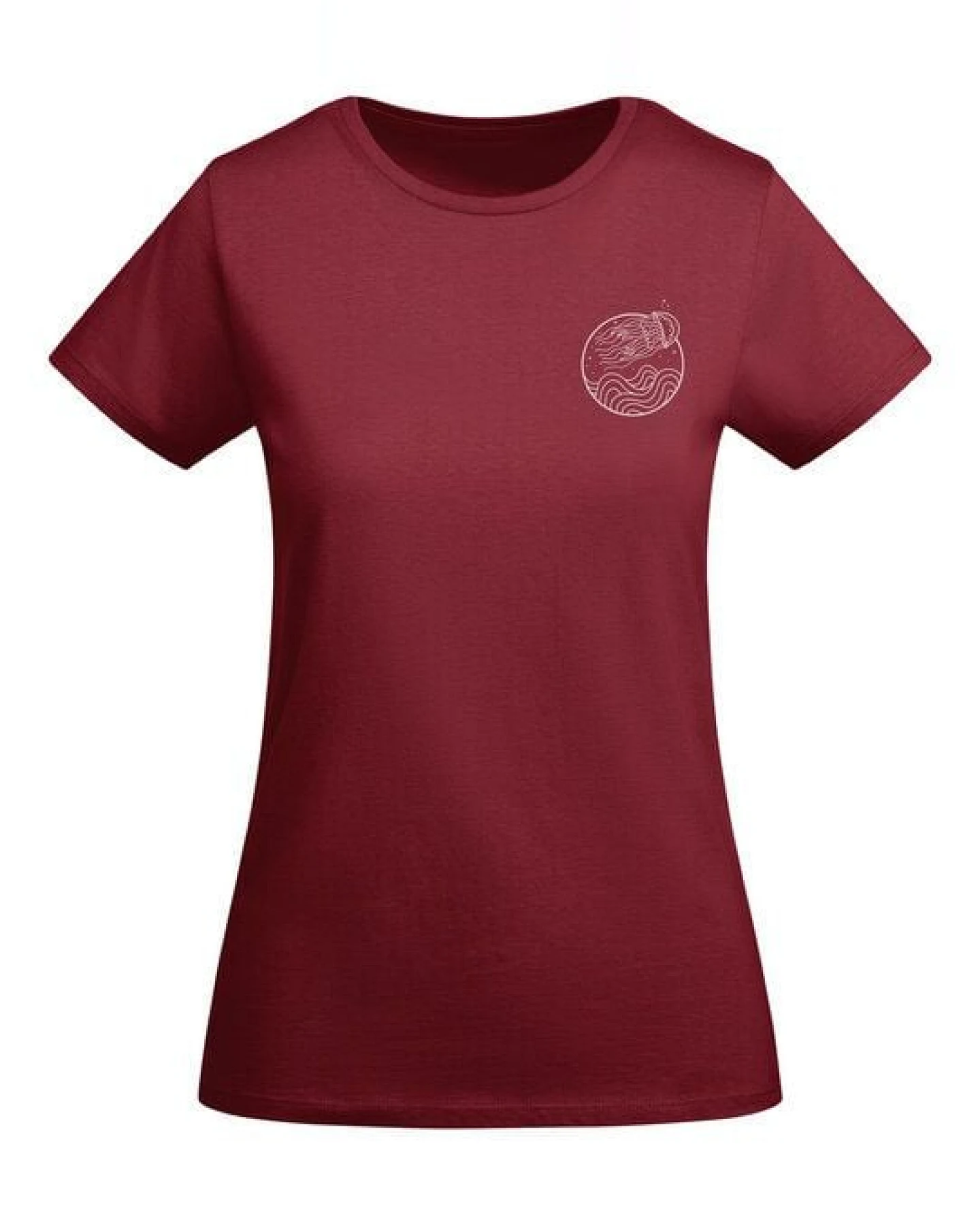 vis wear Qualle zwischen Ozean und Wellen - Damen Organic Shirt – Ansicht 3