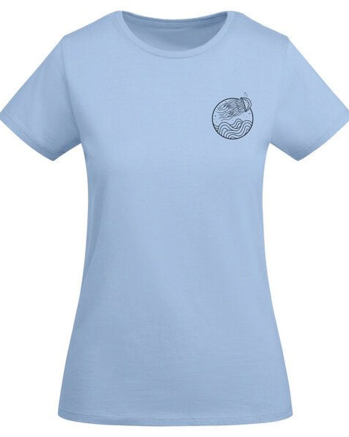 vis wear Qualle zwischen Ozean und Wellen - Damen Organic Shirt – Ansicht 3